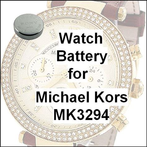 michael kors uhr batterie|Michael Kors watch battery.